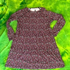 Brand new long sleeve dress with flower print